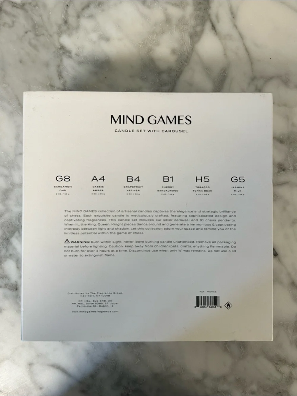 MIND GAMES • Luxury Candle Set with Carousel